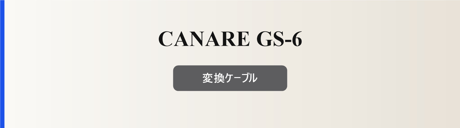 CANARE GS-6 変換ケーブル